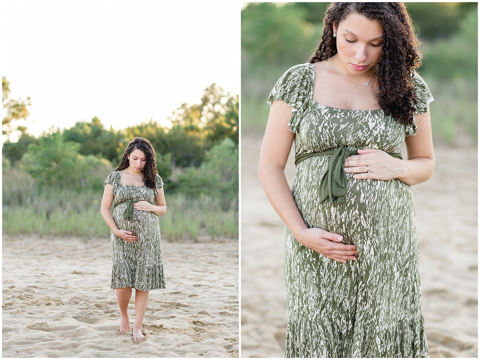 college creek maternity session
