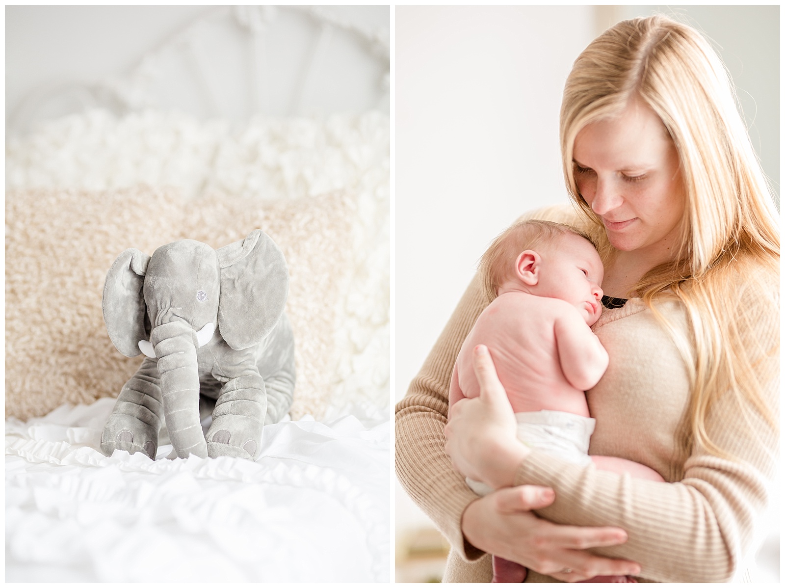 holloway newborn session the studio at Chelsea commons Michael and Jasmine Photography
